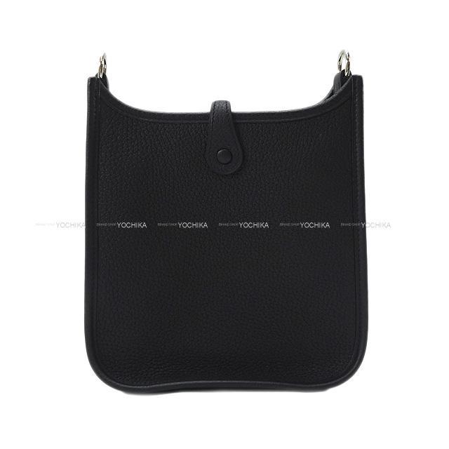 HERMES エルメス ショルダーバッグ ミニ エブリン エヴリン 16 TPM 黒 トリヨンモーリス シルバー金具 新品