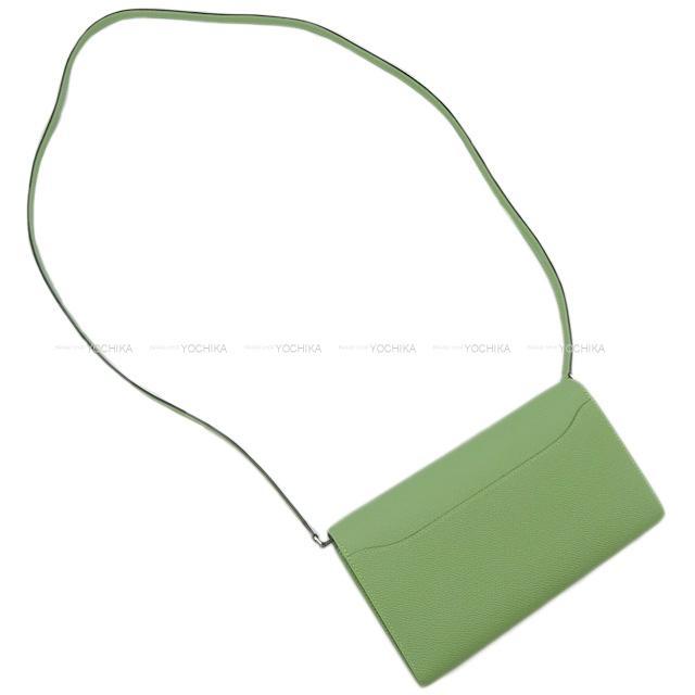 HERMES エルメス 長財布 コンスタンス ウォレット トゥーゴー ロング ヴェールクリケット エプソン シルバー金具 新品