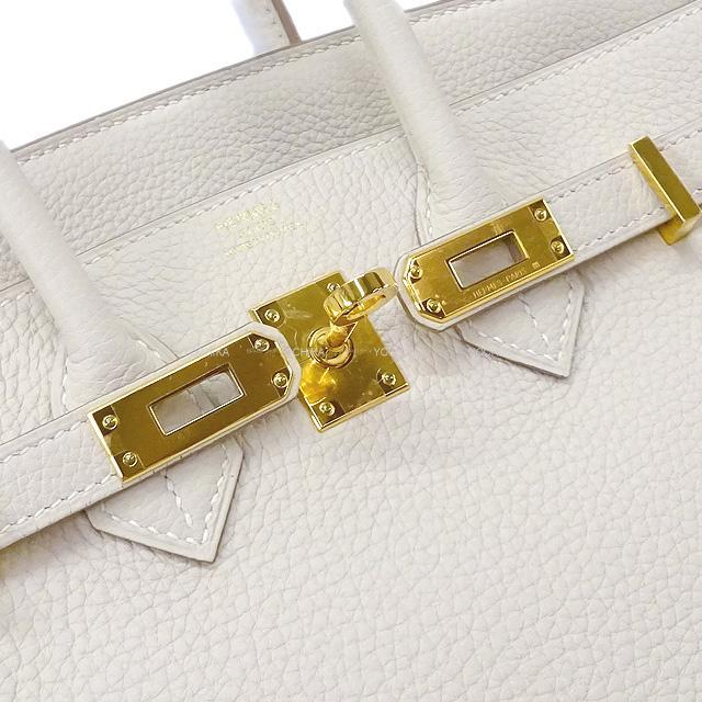 HERMES エルメス ハンドバッグ バーキン25 クレ トゴ ゴールド金具 新品未使用