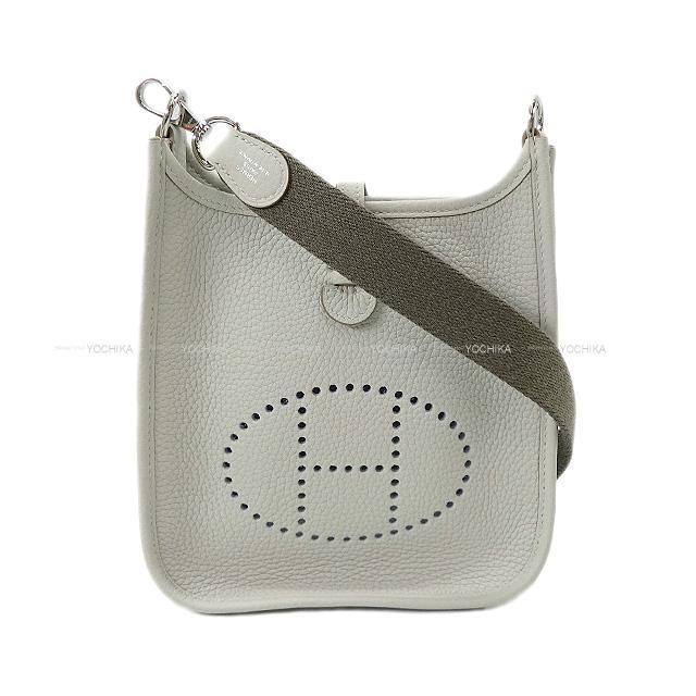 HERMES エルメス ショルダーバッグ ミニ エヴリン 16 TPM アマゾン グリスパール トリヨン シルバー金具 新品