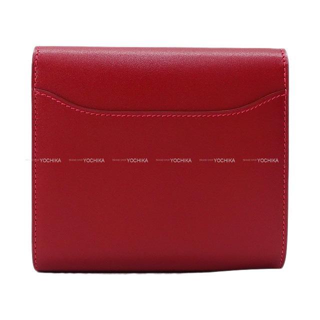 HERMES エルメス 財布 コンスタンス コンパクト ルージュヴィフ タデラクト ゴールド金具 新品未使用