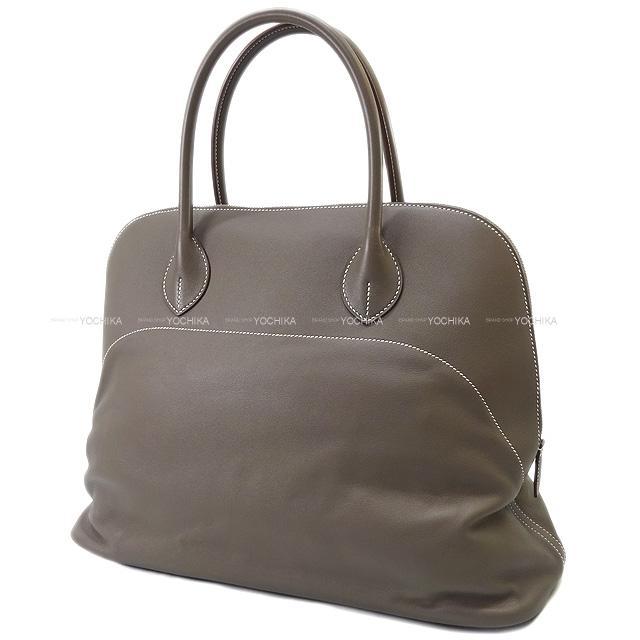HERMES エルメス ハンドバッグ ボリードリラックス40 エタン ヴォーシッキム シルバー金具 新品未使用