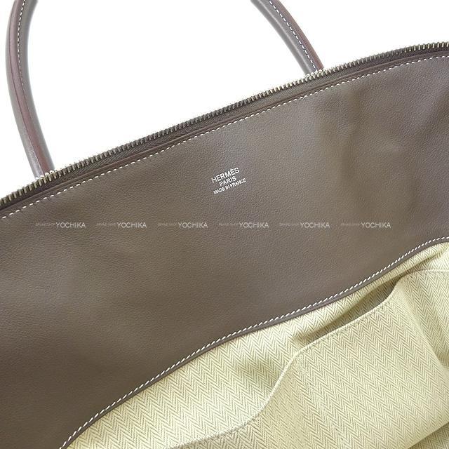 HERMES エルメス ハンドバッグ ボリードリラックス40 エタン ヴォーシッキム シルバー金具 新品未使用