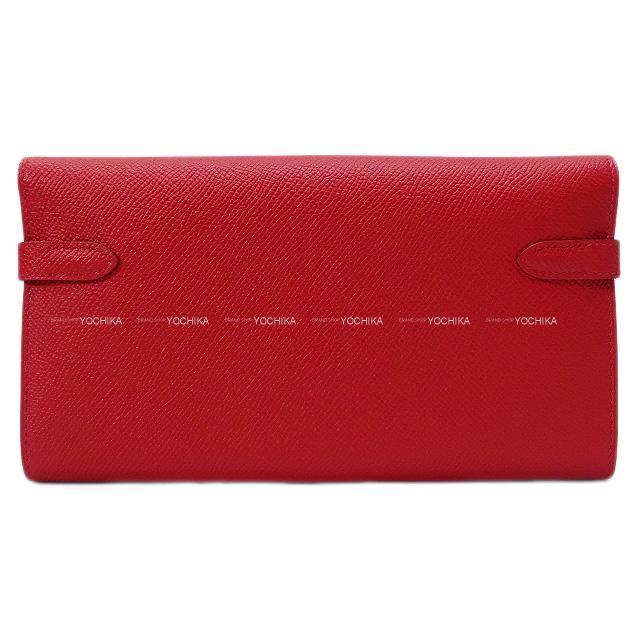 HERMES エルメス 長財布 ケリーウォレット ロング ブルーゼフィール エプソン シルバー金具 新品未使用