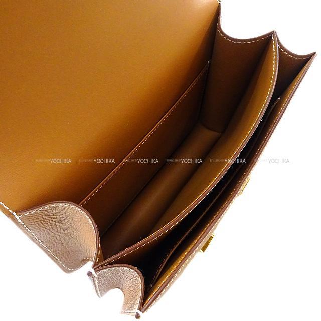 HERMES エルメス ショルダーバッグ コンスタンス3 ミニ 18 ゴールド エプソン ゴールド金具 新品
