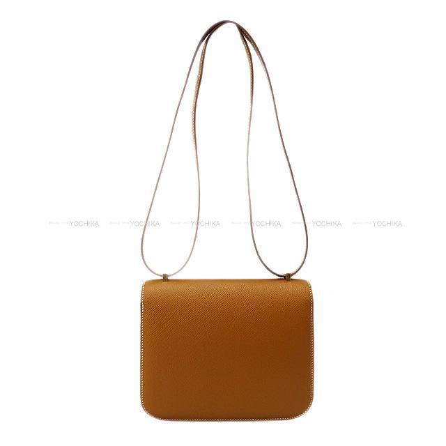 HERMES エルメス ショルダーバッグ コンスタンス3 ミニ 18 ゴールド エプソン ゴールド金具 新品