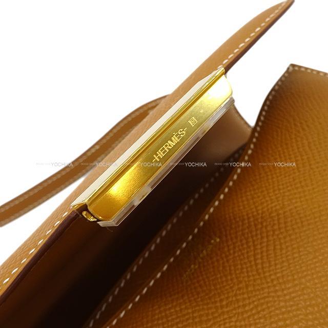 HERMES エルメス ショルダーバッグ コンスタンス3 ミニ 18 ゴールド エプソン ゴールド金具 新品