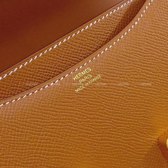 HERMES エルメス ショルダーバッグ コンスタンス3 ミニ 18 ゴールド エプソン ゴールド金具 新品