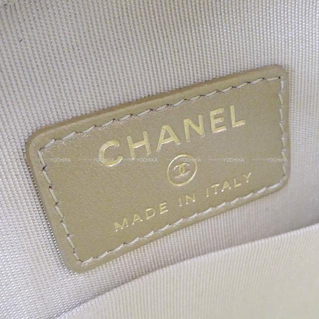 CHANEL シャネル マトラッセ ラウンド チェーン ショルダーバッグ 黒 ラムスキン AP0245 新品同様