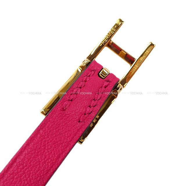 エルメス アピ3 MM ドゥブルトゥール リバーシブル ブレスレット ローズパープル/ローズエクストリーム  #T3 新品未使用