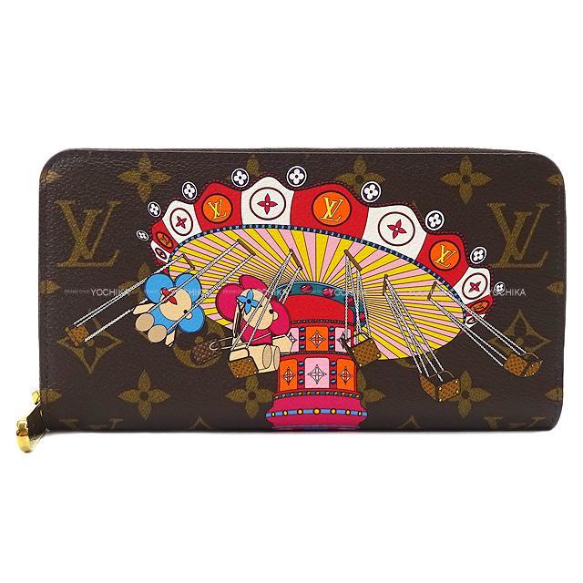年 日本限定 Louis Vuitton ルイ ヴィトン 長財布 ジッピーウォレット ヴィヴィエンヌ 回転ブランコ ピンク モノグラム ゴールド金具 M 新品