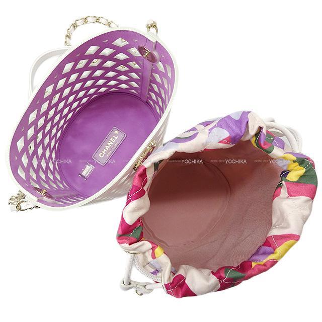 2021年春夏 新作 CHANEL シャネル メッシュ 巾着 ポーチ チェーンショルダーバッグ AS2378 新品