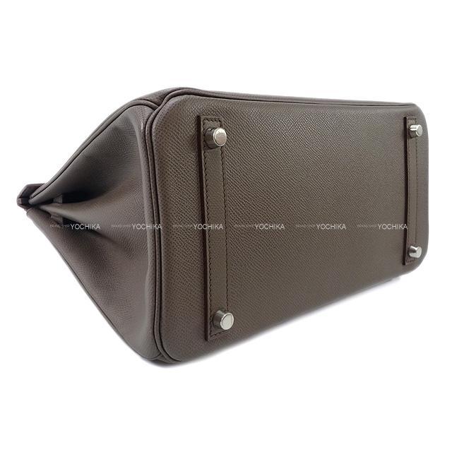 HERMES エルメス ハンドバッグ バーキン30 エタン エプソン シルバー金具 新品同様【中古】