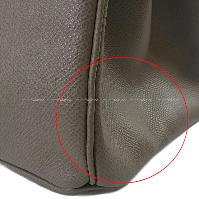 HERMES エルメス ハンドバッグ バーキン30 エタン エプソン シルバー金具 新品同様【中古】