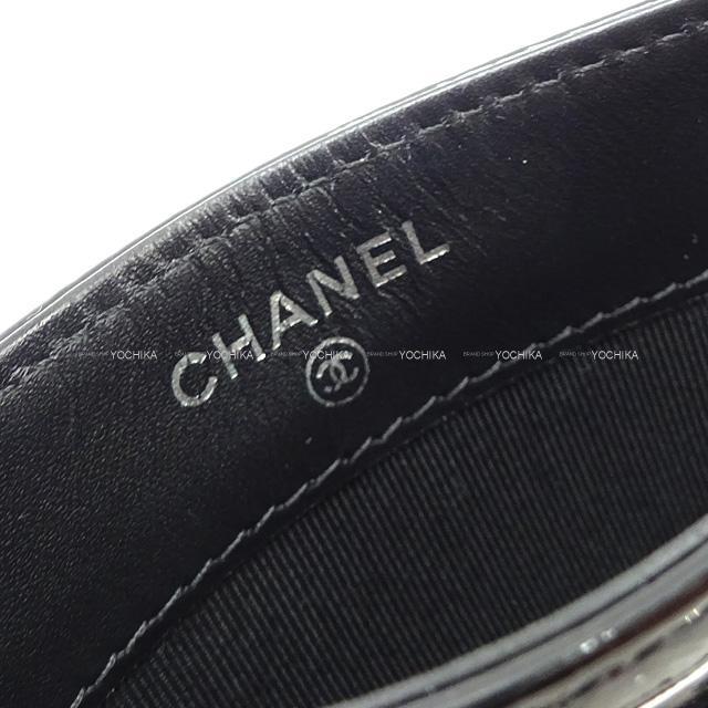 CHANEL シャネル マトラッセ ココマーク カードケース 黒 CHANEL シャネル マトラッセ ココマーク カードケース 黒