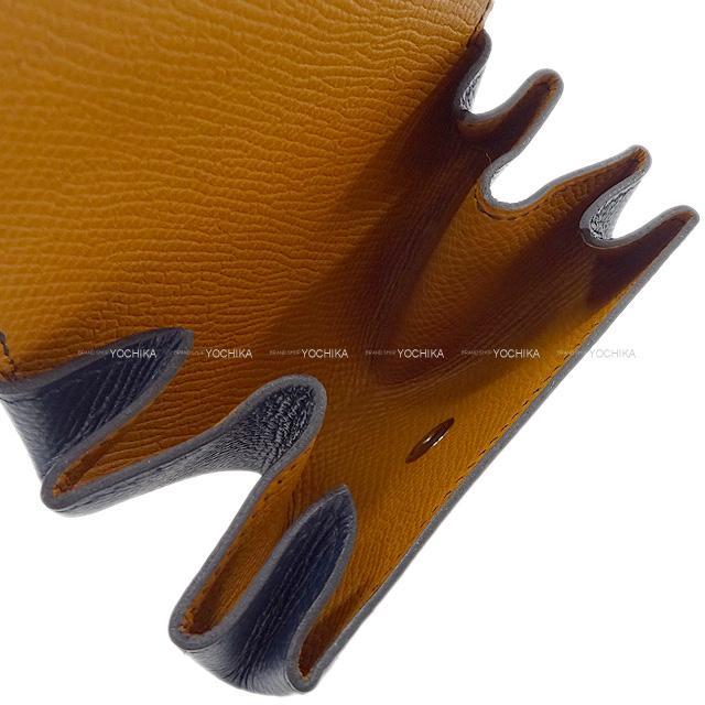 HERMES エルメス コインケース "ルヴァンキャトル 24" ヴェルソ ブルーインディゴ/ゴールド 新品