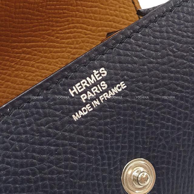 HERMES エルメス コインケース "ルヴァンキャトル 24" ヴェルソ ブルーインディゴ/ゴールド 新品
