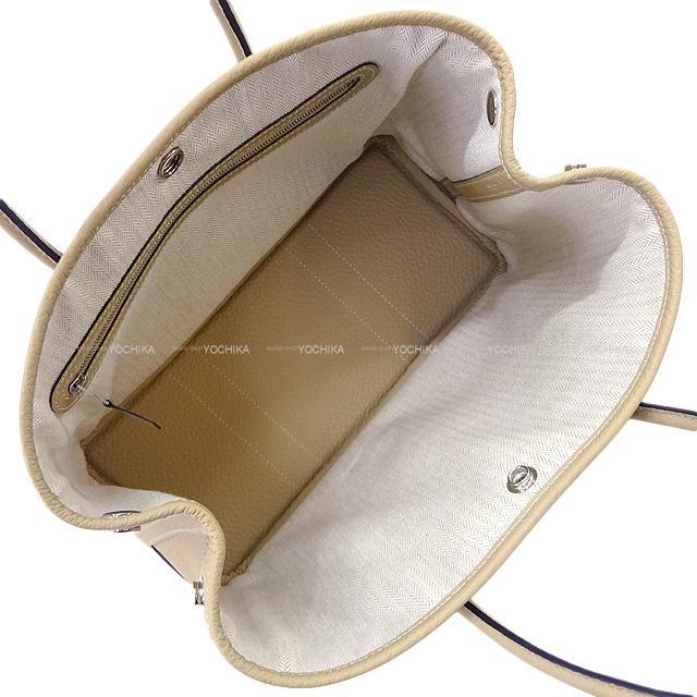 HERMES エルメス ハンドバッグ ガーデンパーティ 30 TPM トレンチ ヴァッシュカントリー シルバー金具 展示新品