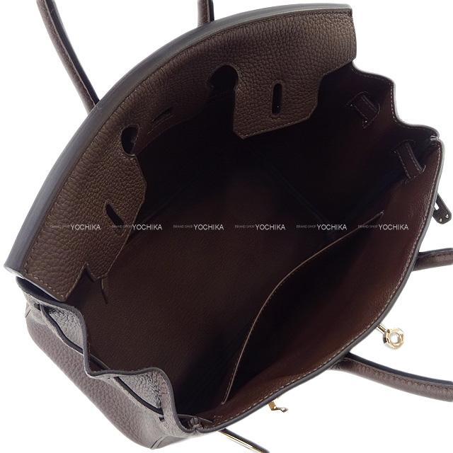 HERMES エルメス ハンドバッグ バーキン25 ショコラ トゴ ゴールド金具 新品未使用