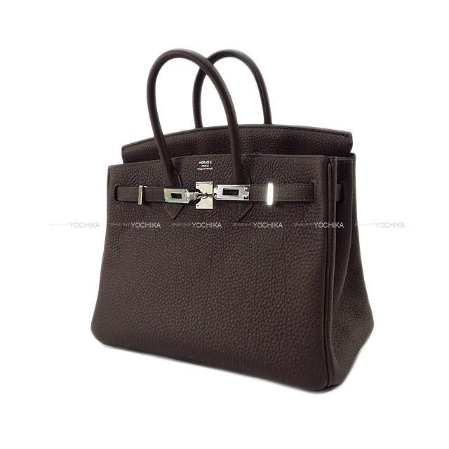 HERMES エルメス ハンドバッグ バーキン25 ショコラ トゴ ゴールド金具 新品未使用