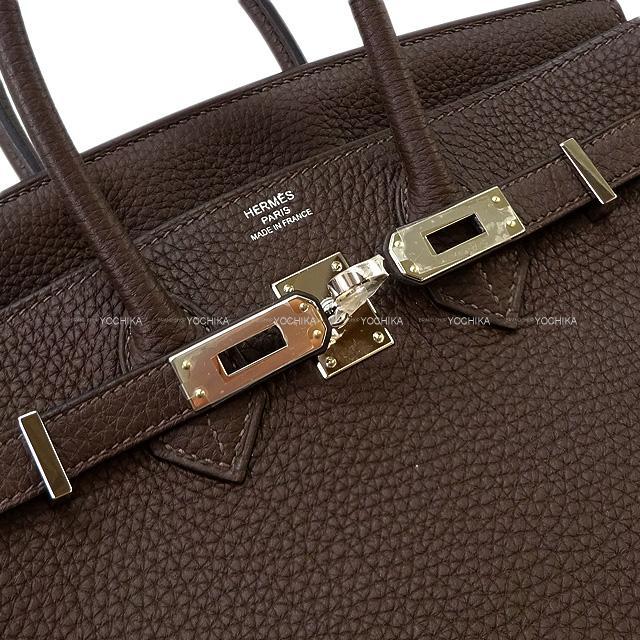 HERMES エルメス ハンドバッグ バーキン25 ショコラ トゴ ゴールド金具 新品未使用
