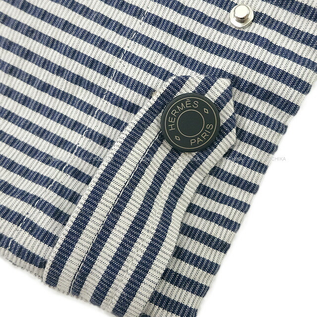 【希少】 HERMES 1つボタン ジャケット シルク ストライプ サイズ 38 HERMES - HERMES ZIPポケットシングル レザー ライダース ジャケット