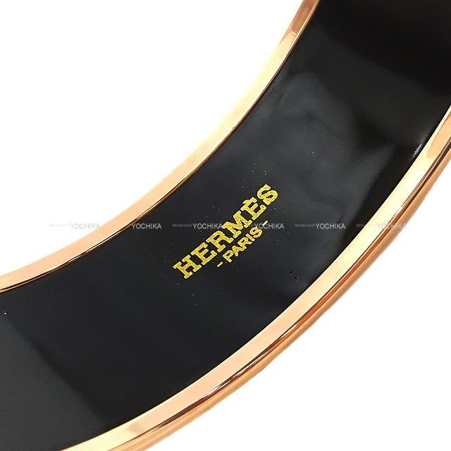 エルメス ソルド品 エナメル ブレスレット バングル ラージ "アニマポリス" ブルーXローズ 新品未使用