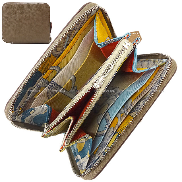 エルメス アザップ コンパクト シルクイン エプソン エトゥープ