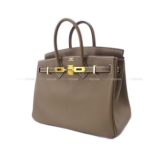 HERMES エルメス ハンドバッグ バーキン25 エトープ (エト