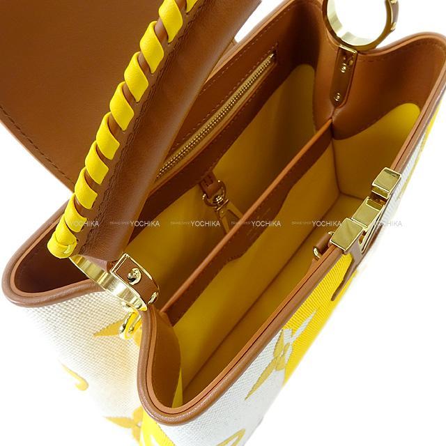 ルイ・ヴィトン カプシーヌBB ハンドバッグ イエロー イエロー（黄色）系 Louis Vuitton CAPUCINES(ルイヴィトン