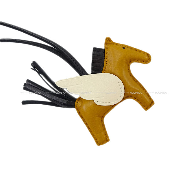 HERMES エルメス バッグチャーム ロデオ ペガサス PM セサミ (セザム  