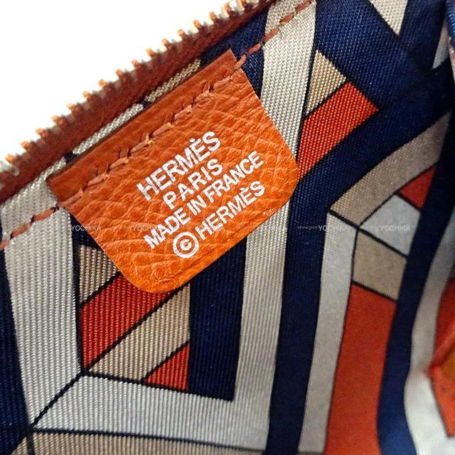 HERMES エルメス アザップ シルクイン コンパクト ミニ 財布 "カレ・アン・ブックル" ブリック エプソン 新品未使用