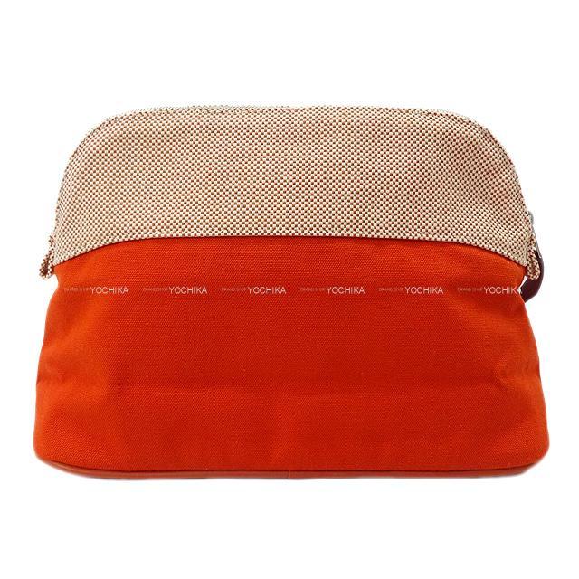 HERMES エルメス/ボリードポーチ25 /テラコッタ //新品（エルメスの  
