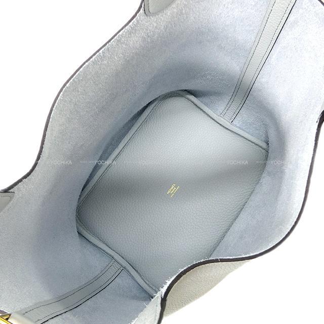 HERMES エルメス ハンドバッグ ピコタンロック 22 MM ブルー