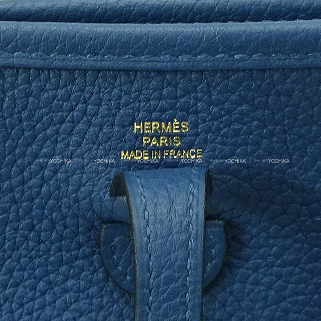 HERMES エルメス エヴリン(エブリン) 16 TPM ディープブルー