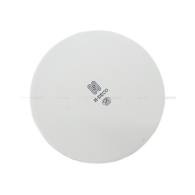 HERMES エルメス Hデコ 丸形 小鉢 小皿 プレート 黒/