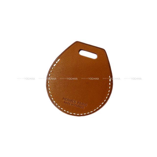 HERMES エルメス プティアッシュ バッグチャーム "イチョウ" ルビー/キャラメル トリヨン/シェーブル 新品