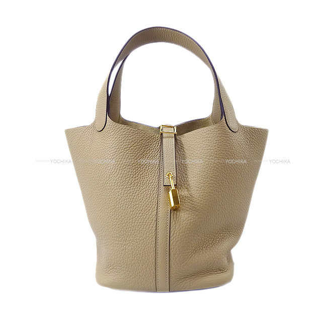 【Trench × ゴールド金具】HERMES ピコタンロック 22 MM エルメス ピコタンロック22/MM ゴールド トリヨンクレマンス
