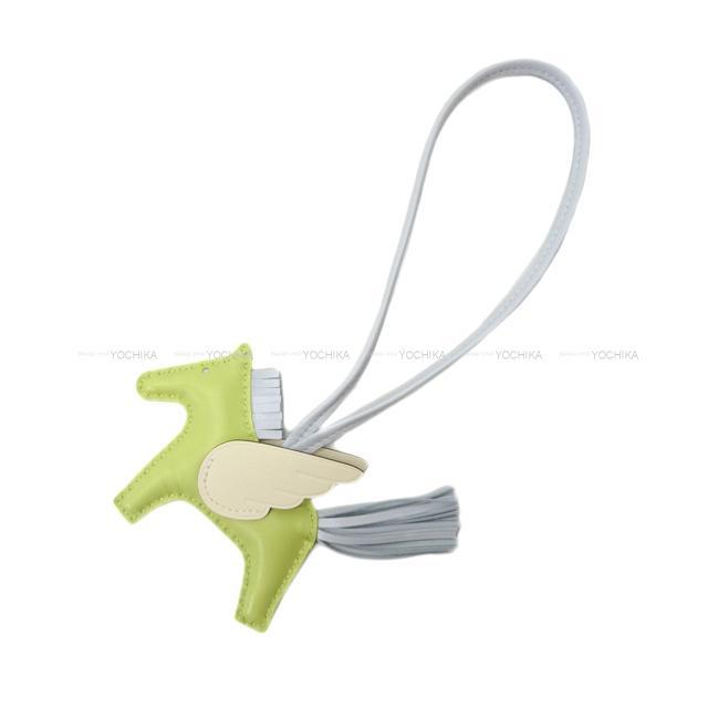 HERMES エルメス バッグチャーム ロデオ ペガサス PM ジョーヌブル  