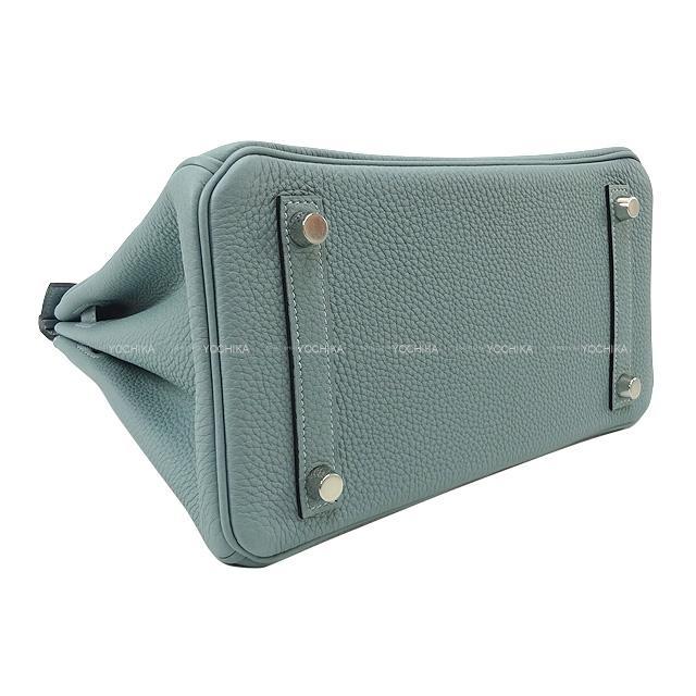 HERMES エルメス ハンドバッグ バーキン25 シエル トゴ シルバー金具 新品