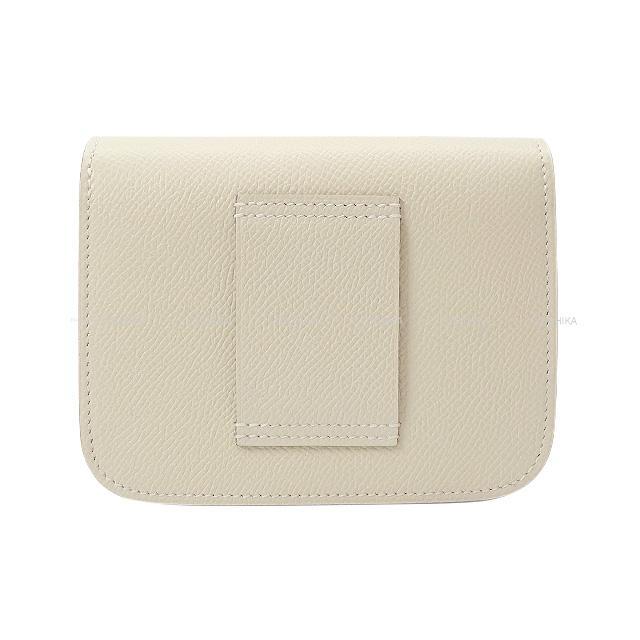 HERMES エルメス 財布 コンスタンススリム ウォレット ウェストポーチ クレ エプソン シルバー金具 新品