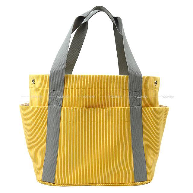 HERMES エルメス マザーズバッグ ''パスパス'' ミエル ストライプ 動物モチーフ ヒョウ コットン 新品未使用