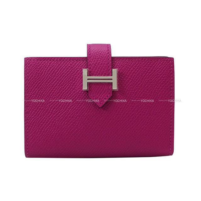 HERMES エルメス ベアンミニ カードケース エトープ(エトゥープ) エプソン シルバー金具 新品