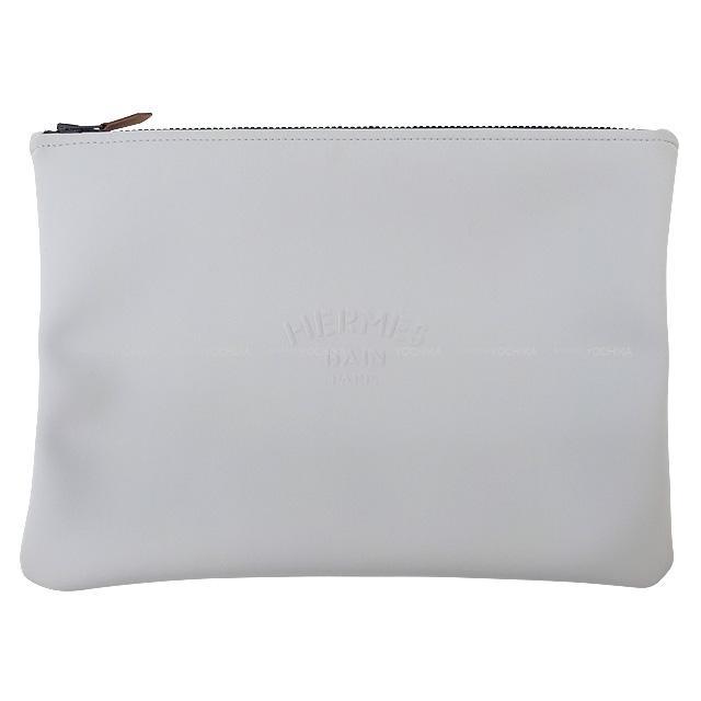 HERMES エルメス フラットポーチ "ネオバン" GM アシエ ポリアミド80%/エラスタン20% 新品