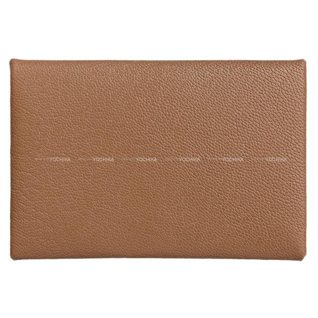 HERMES エルメス カードケース Calvi(カルヴィ) ケブラチョ シェーブル シルバー金具 新品