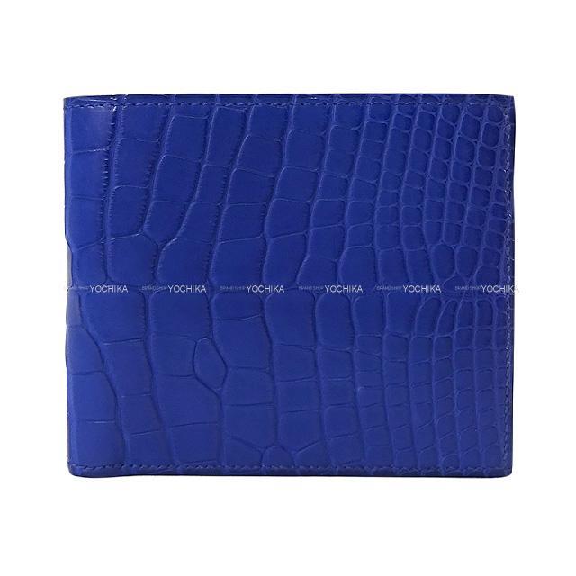 HERMES エルメス 二つ折り財布 MC2 コペルニクス ブルーエレクトリック  