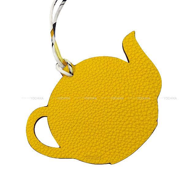 HERMES エルメス バッグチャーム プティアッシュ "ティーポット" ルージュカザック/ソレイユ エプソン/トゴ 新品未使用