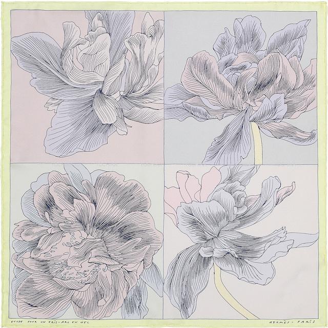 さ*☆様 エルメス　ガヴロッシュ　レア柄❣️ 「イリスのエチュード」柄 さ*☆様 エルメス ガヴロッシュ レア柄❣️ 「イリスの