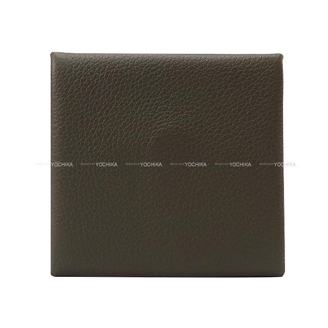 HERMES エルメス バスティア コインケース ヴェールグリス エバーカラー シルバー金具 新品