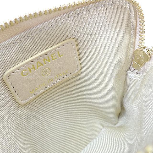 CHANEL シャネル マトラッセ  コイン カードケース メタリックゴールド ラムスキン AP2061 新品